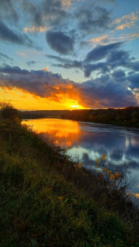 Закат на Дону