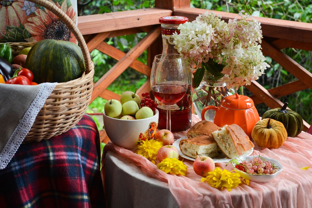 Autumn on the terrace