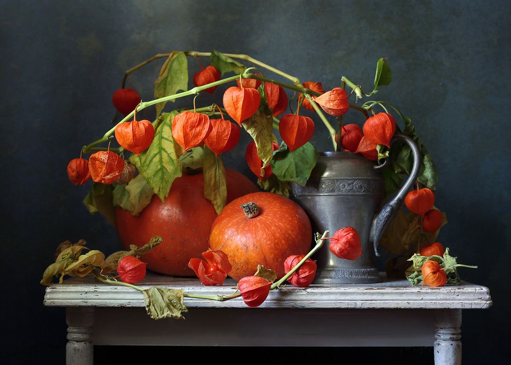 Физалис и тыквы