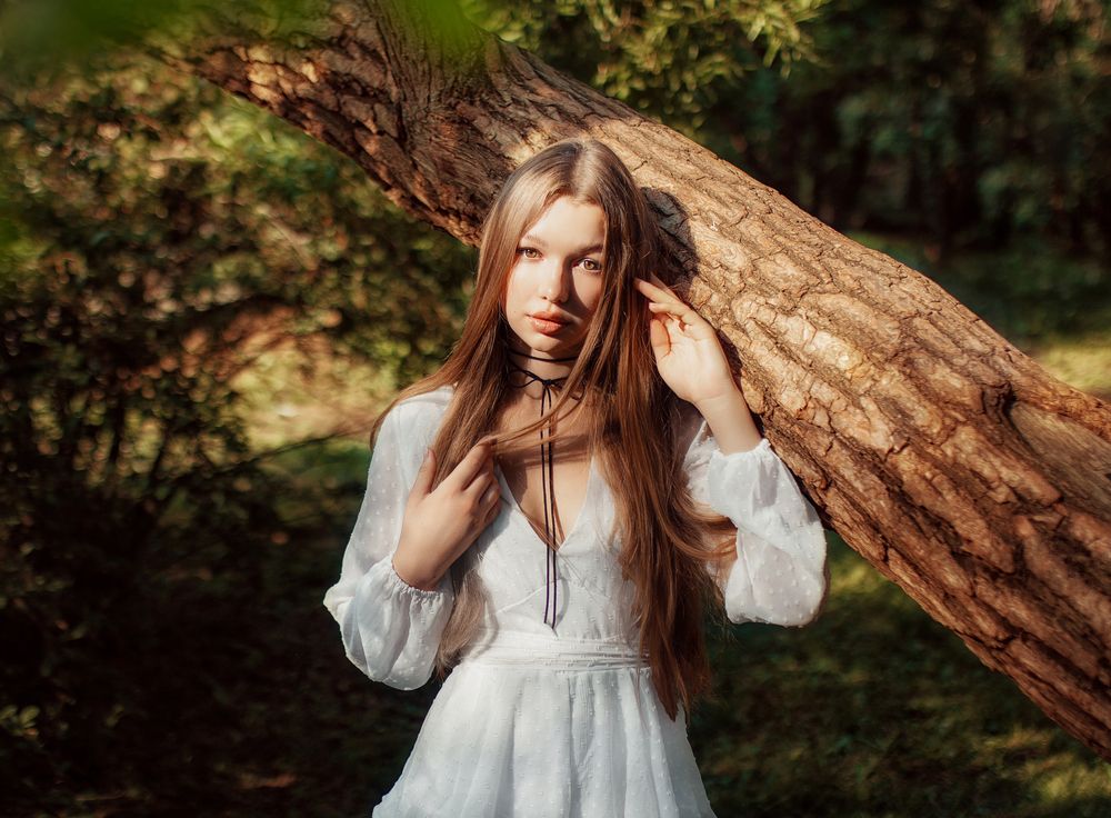 В солнечных лучах