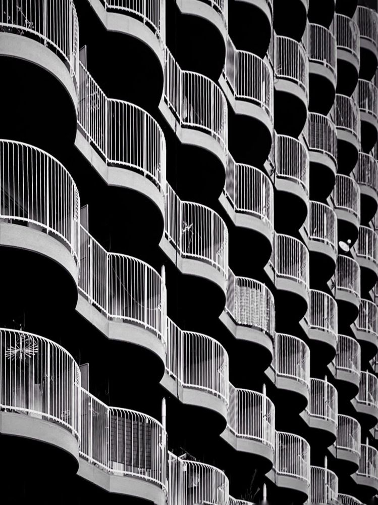 Lots of balcony shadows