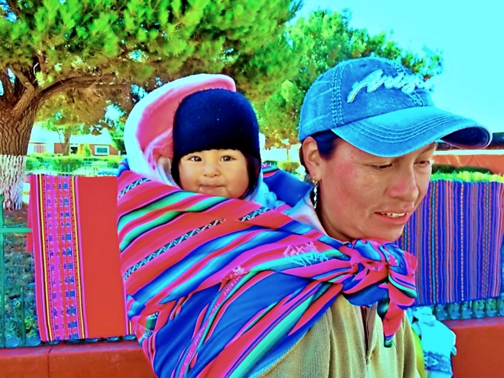 Peruvian mother and baby