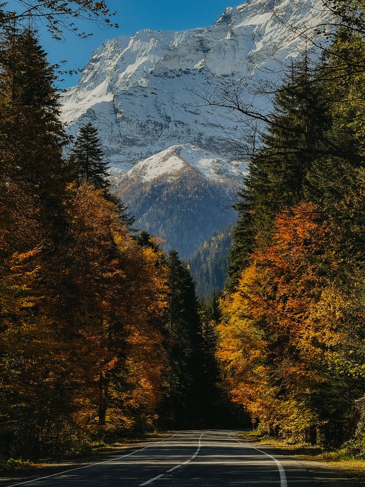 Домбай, осень