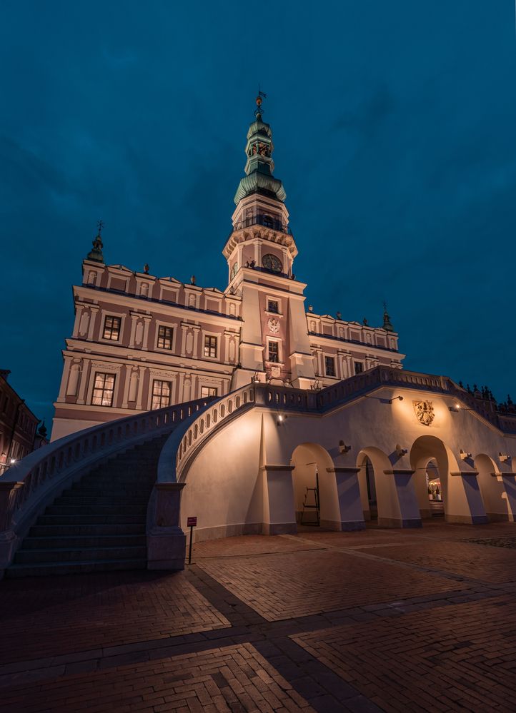 Main Square with the City Hall in Zamość