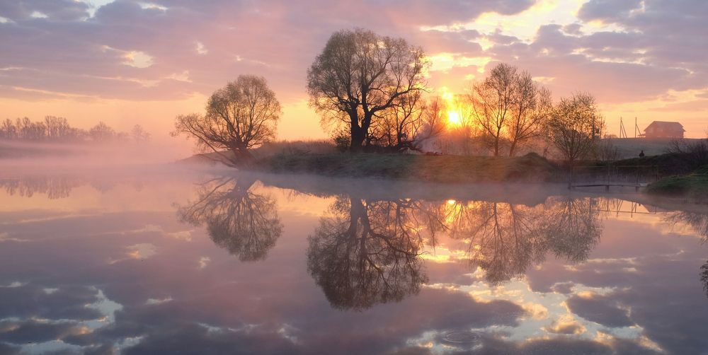 утро пасхи 1го мая ...