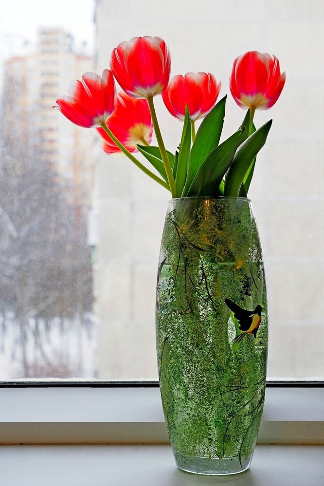 Тюльпаны в вазе