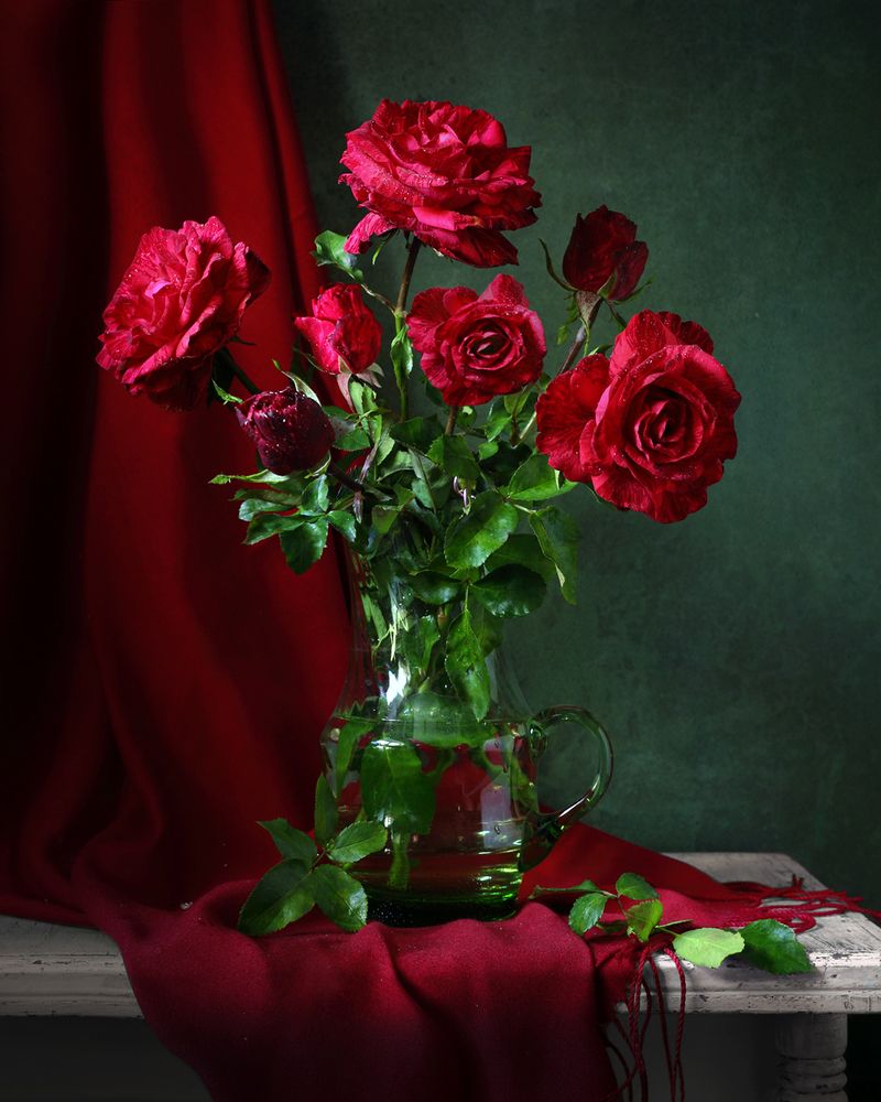 Розы к именинам