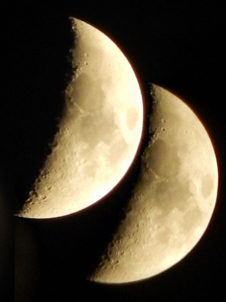 Половина Луны. Мой первый опыт.