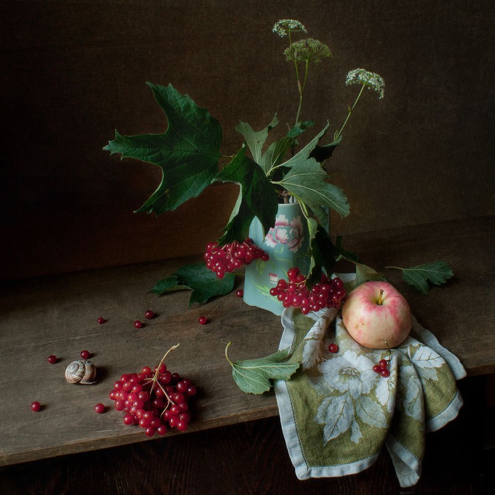 Гроздья калины