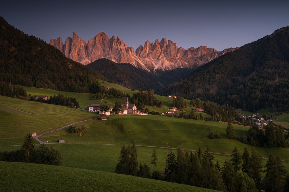 Santa Maddalena after sunset