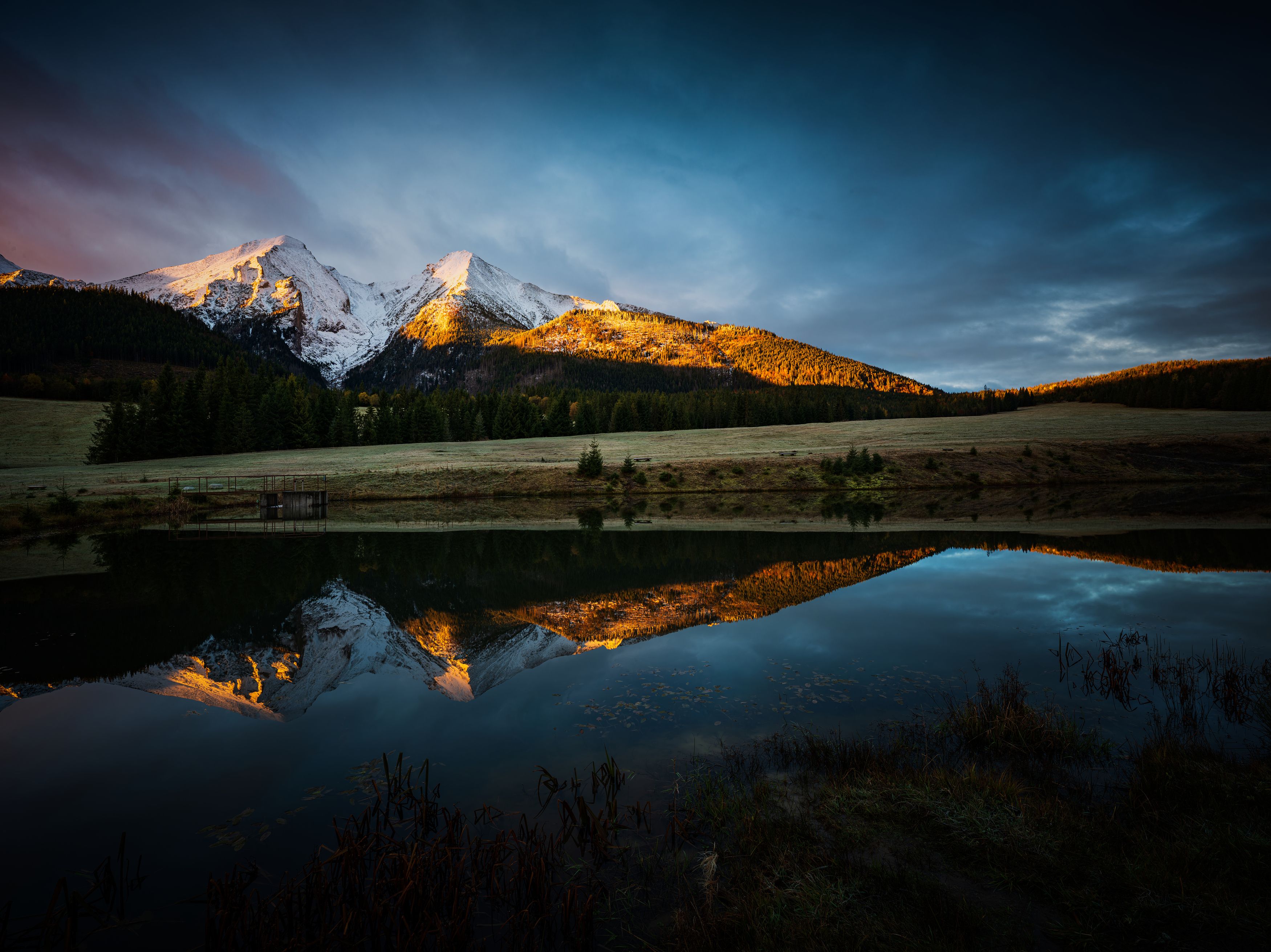 under the peak