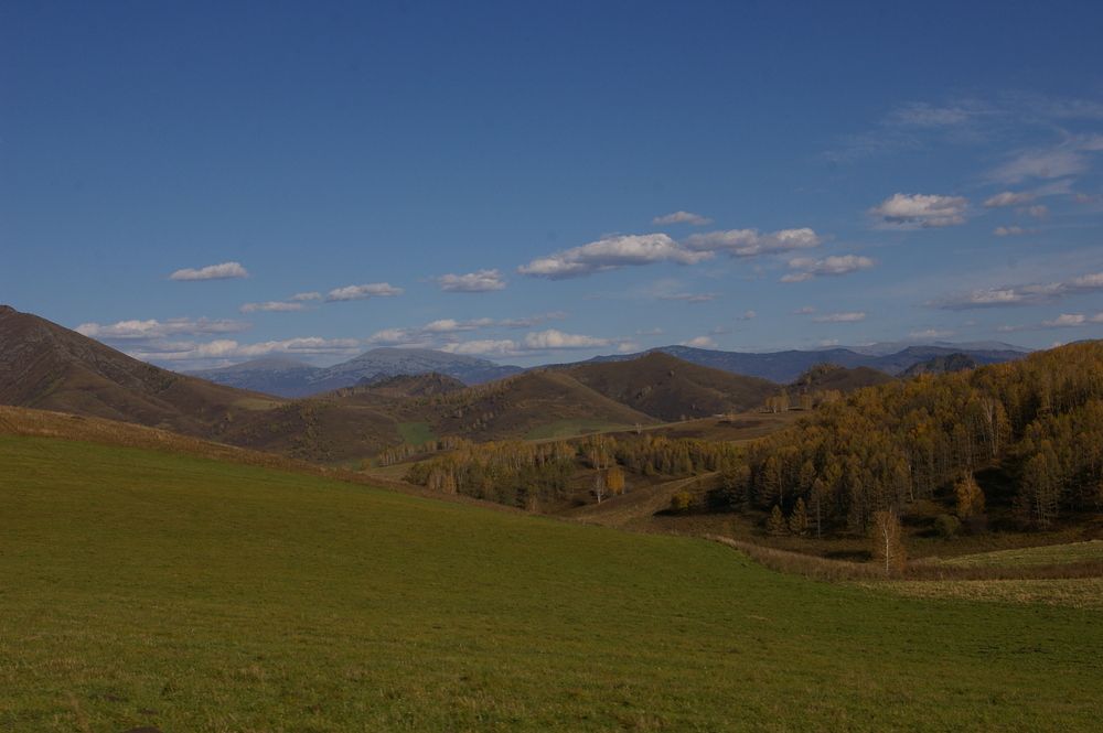 Яркая осень в Алтайских горах