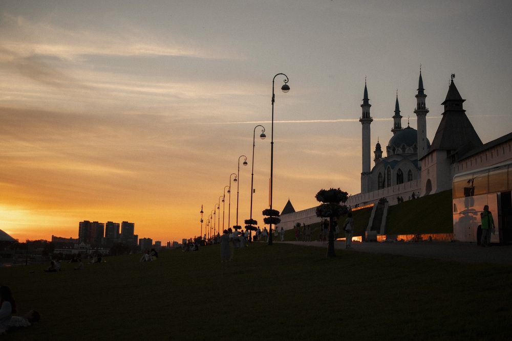 В закатных лучах
