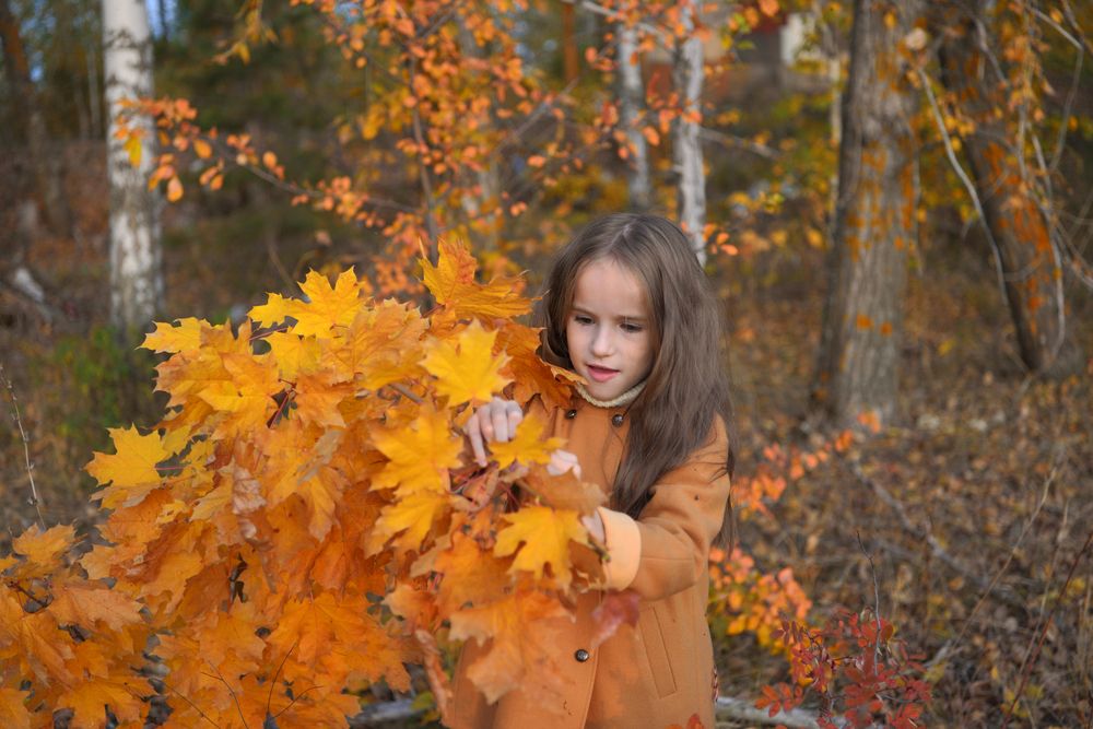 Милана и осень