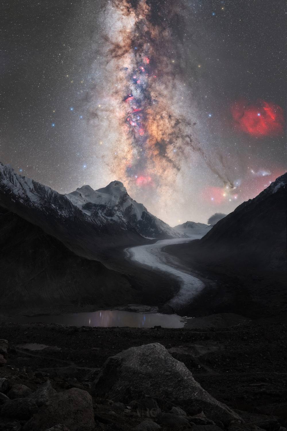 The Sacred Rock and the Milkyway The Sacred Rock and the Milkyway