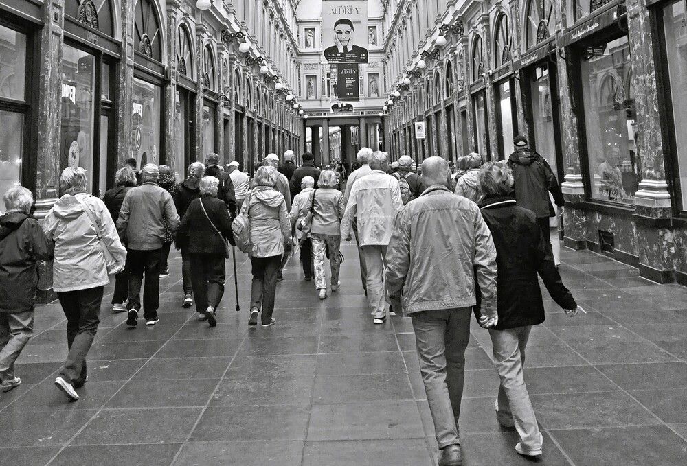 Пассаж.  Галереи Святого Губерта