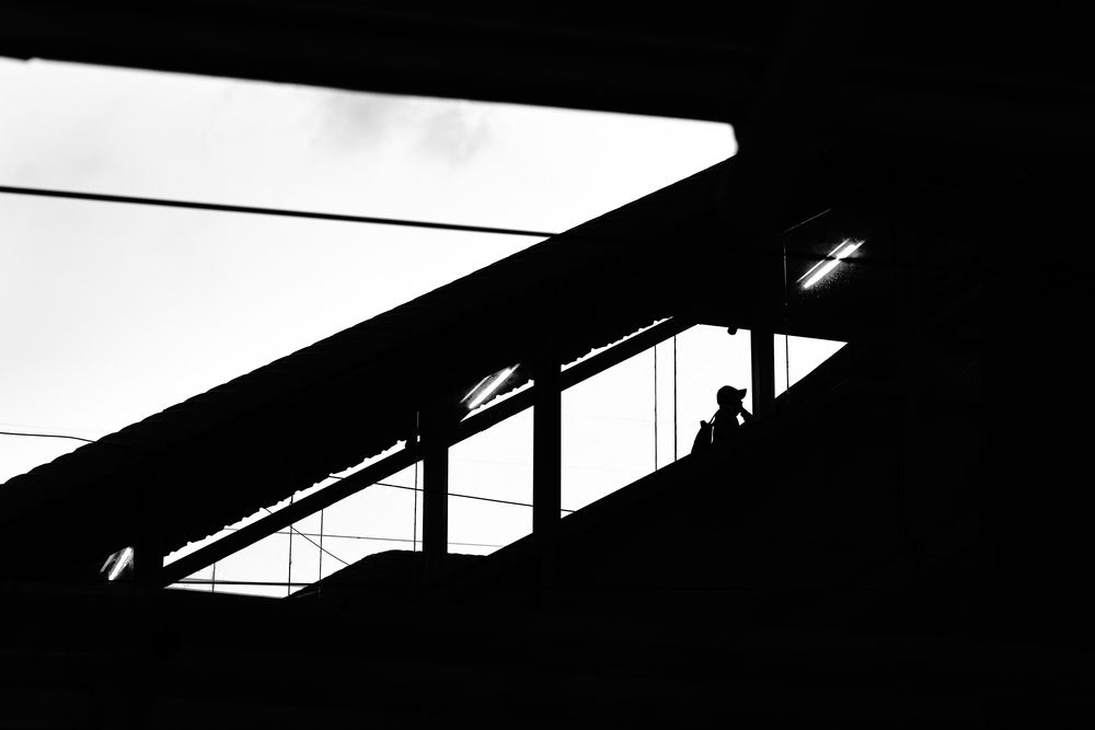 Silhouette on the Slope