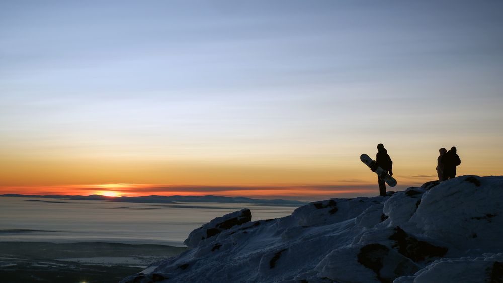 Закат в Хибинах.