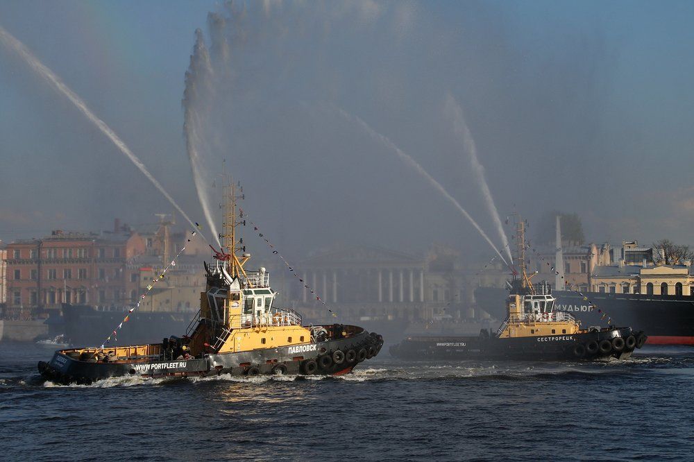 Танец под водными струями