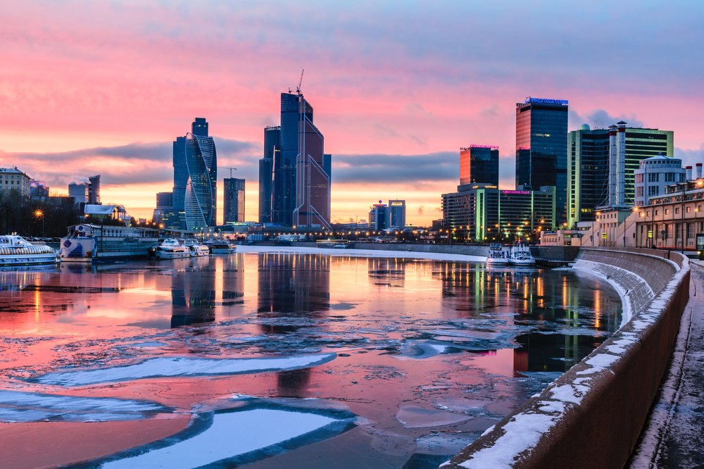 Сиреневый закат