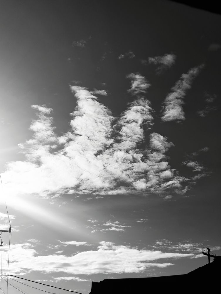 Allah Great Name from Natural Clouds