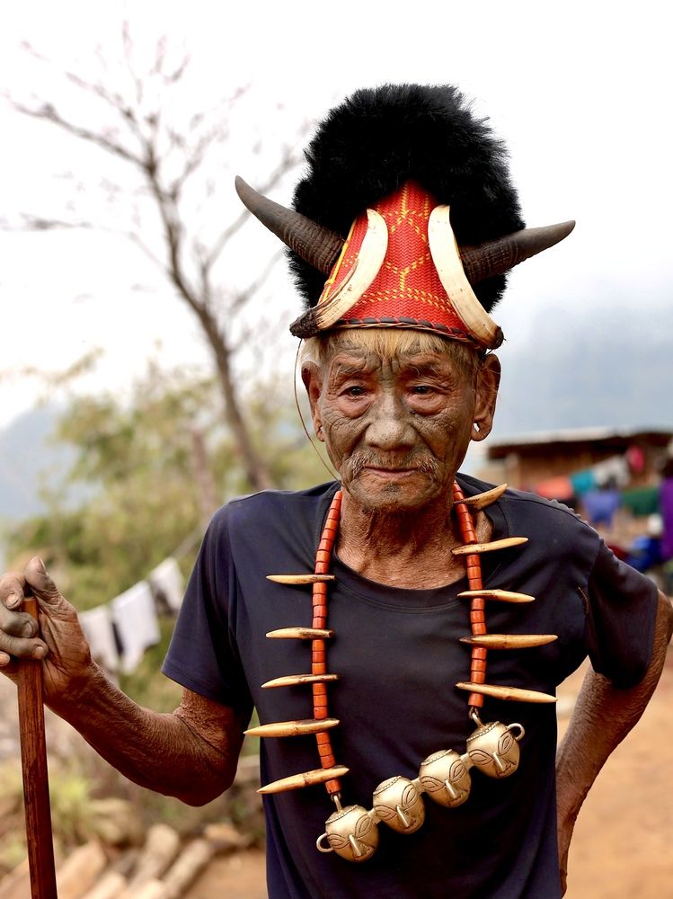 Old man from Nagaland