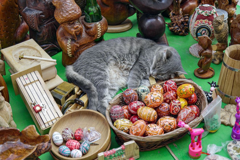 По чём нынче сувениры коты?