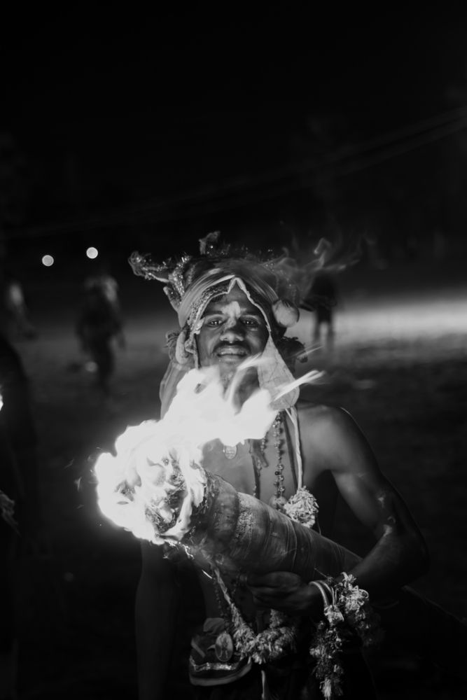 Flames Whisper the Language of Devotion