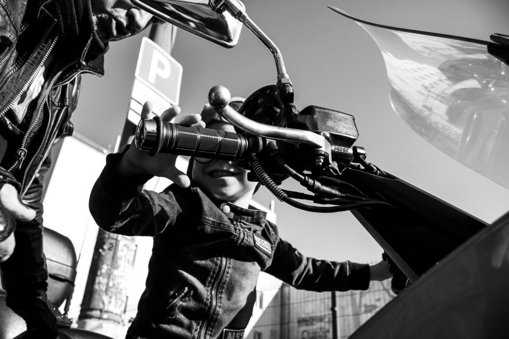 Маленький байкер