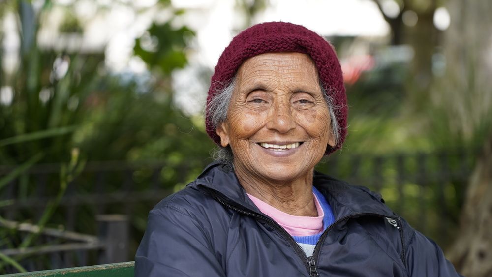 Abuela en situación de calle