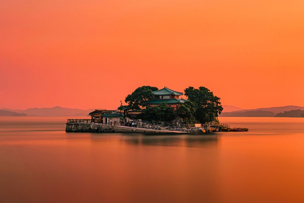 A beautiful little island