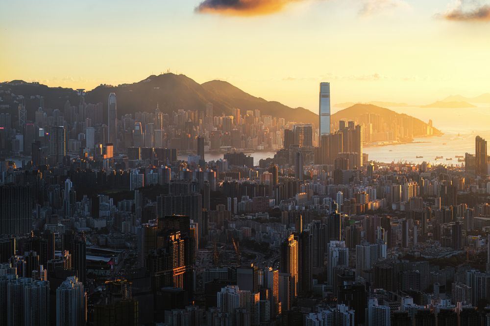 The Glory Hongkong Sunset