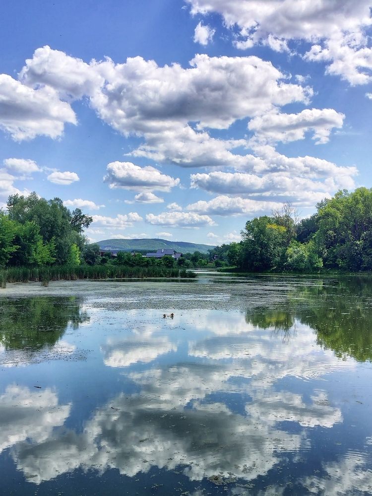 Отражение облаков (Cloud reflection)