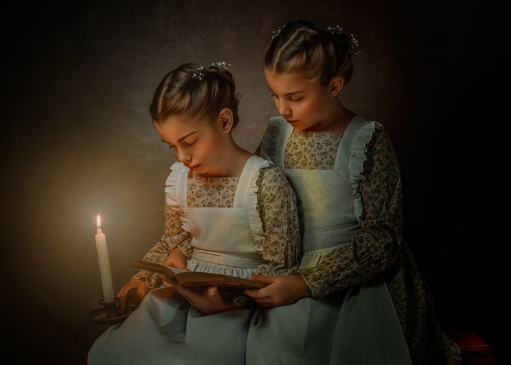 Candle-light Reading