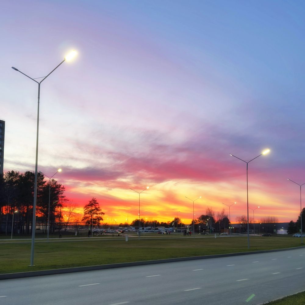 Красный закат