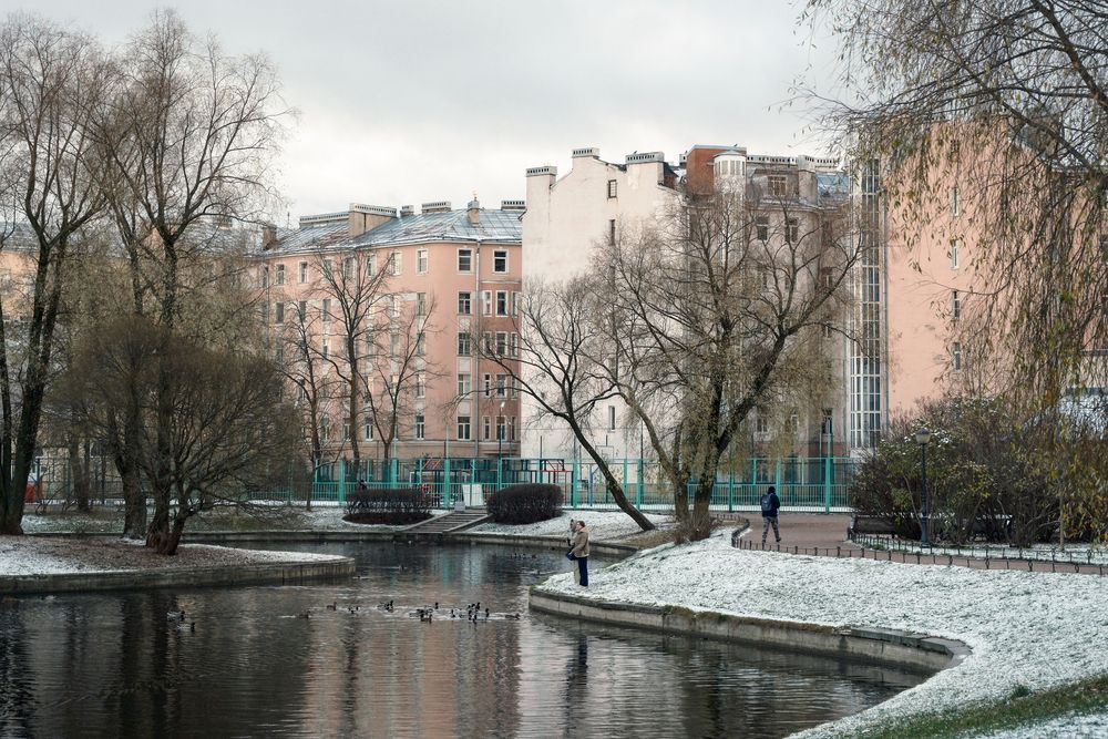 В Юсуповском саду.