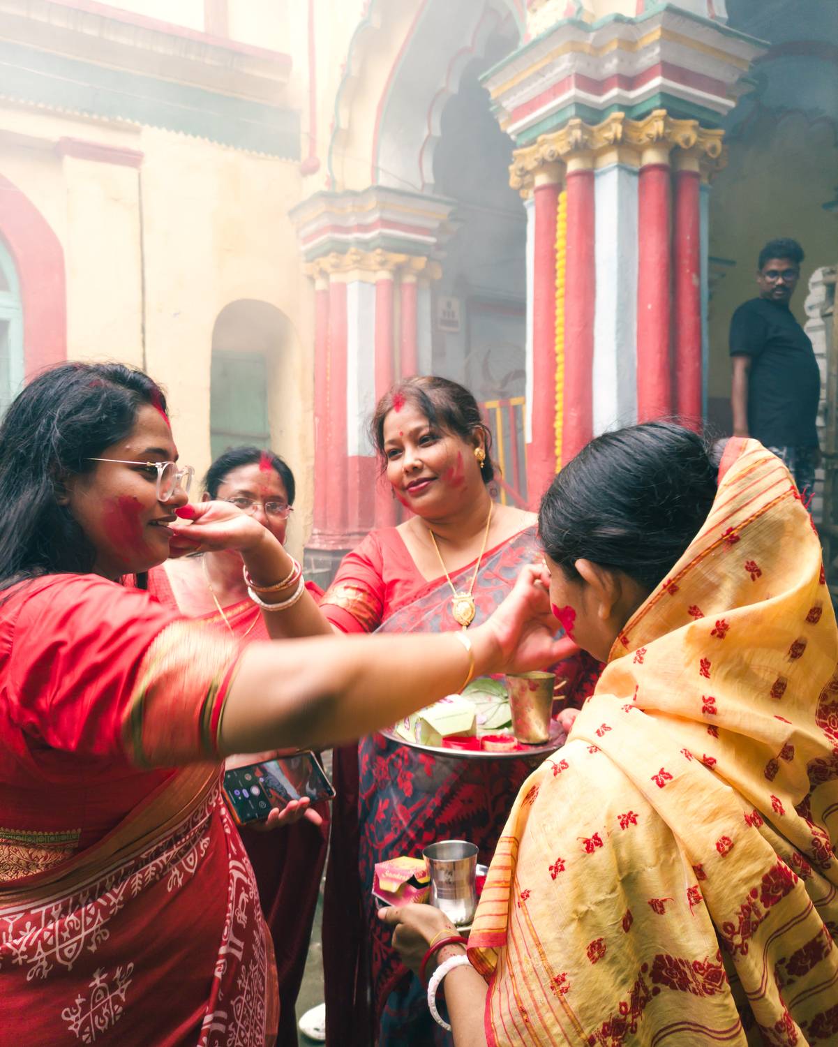 Auspicious Beginnings: Applying Sindoor