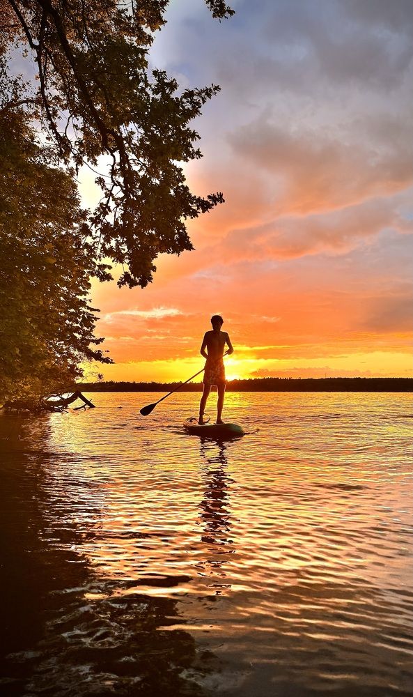 Закат на Клязьме