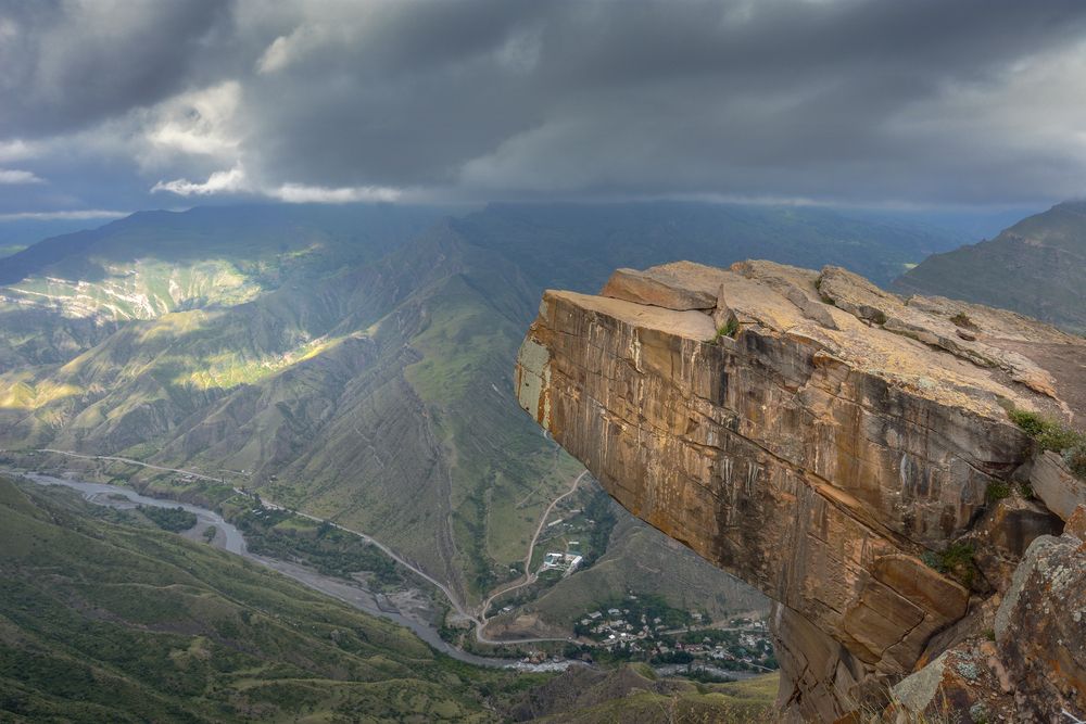 Утро в горах.
