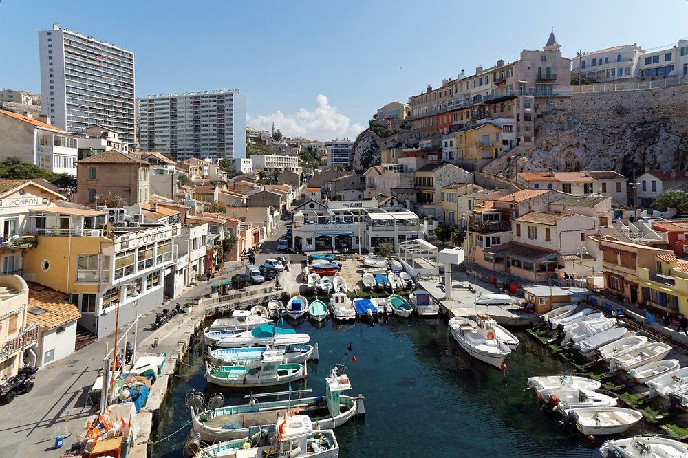 Бухта Vallon des Auffes, Marseille, France