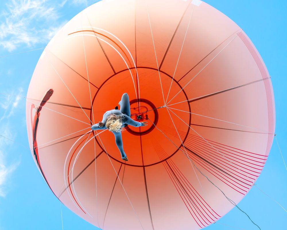 Girl on a ball