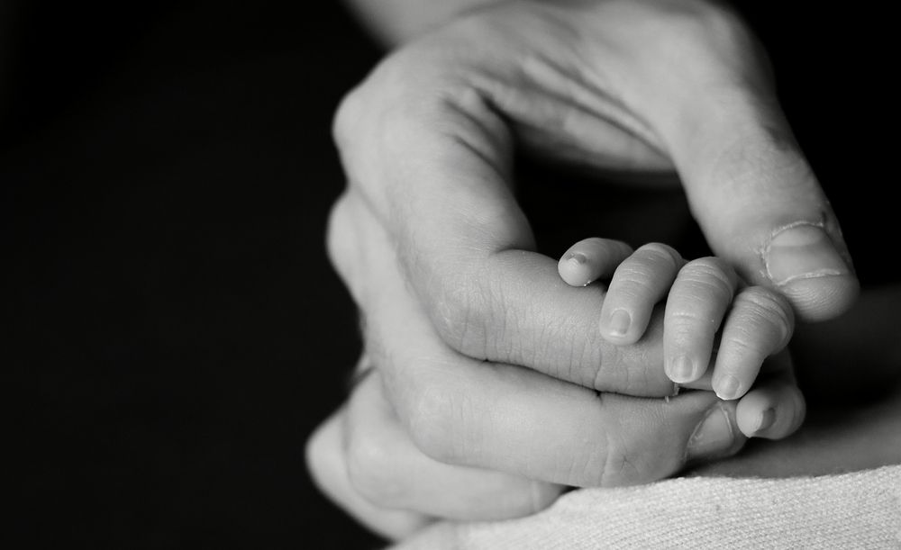 Папа и кроха