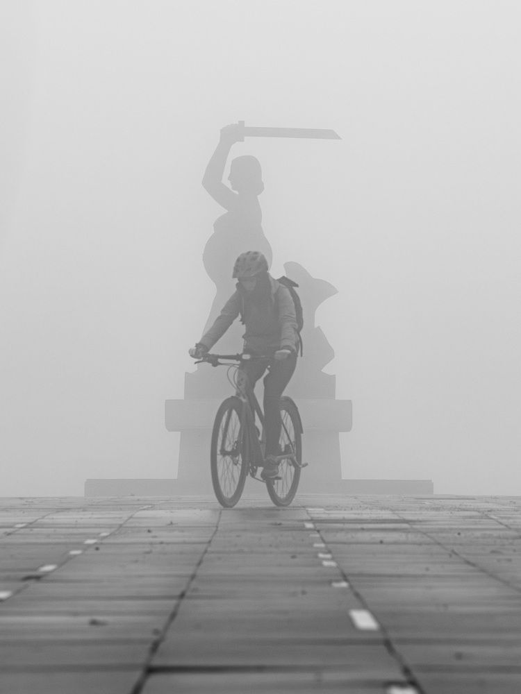 Lone Cyclist