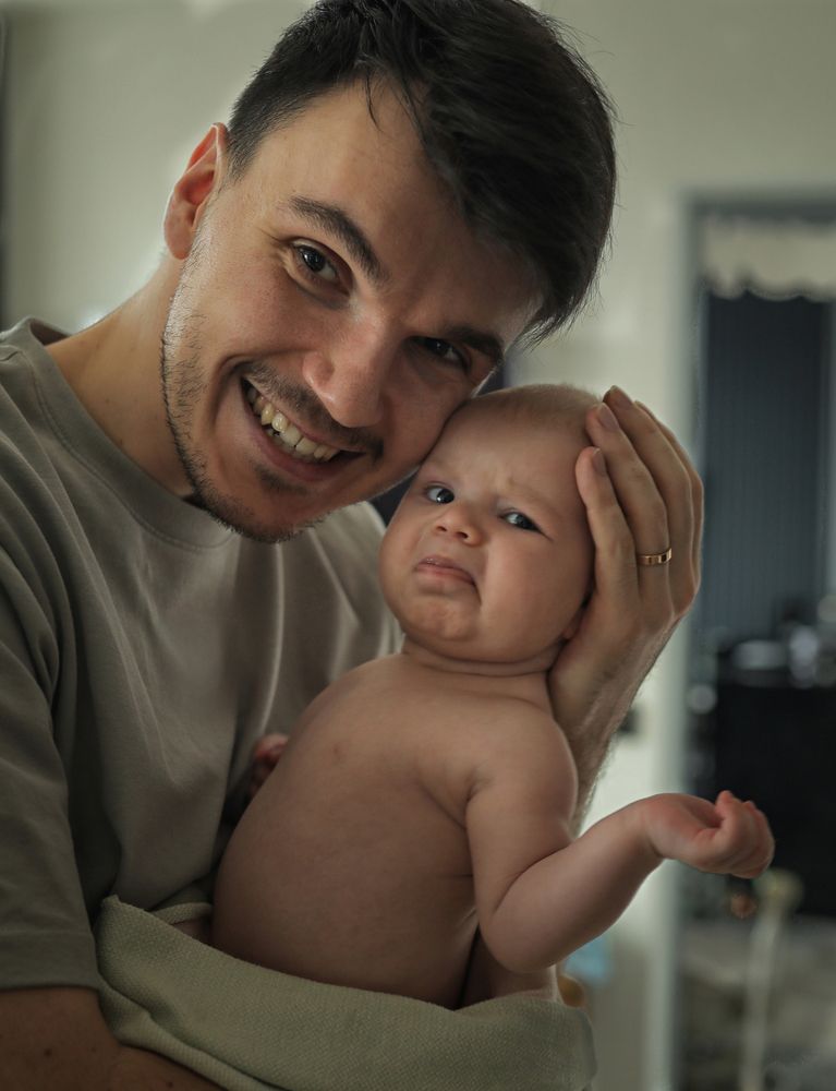 father with his daughter