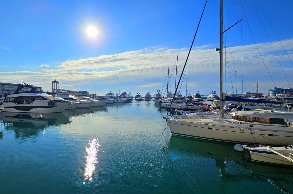 Морской порт в Сочи