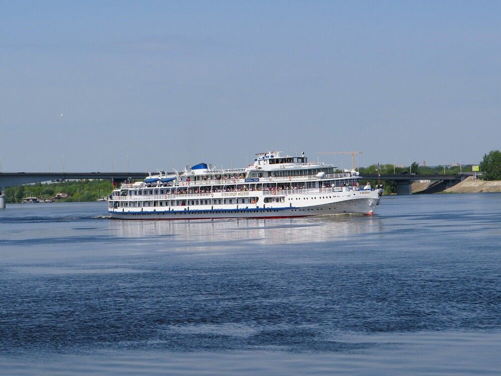 На теплоходе