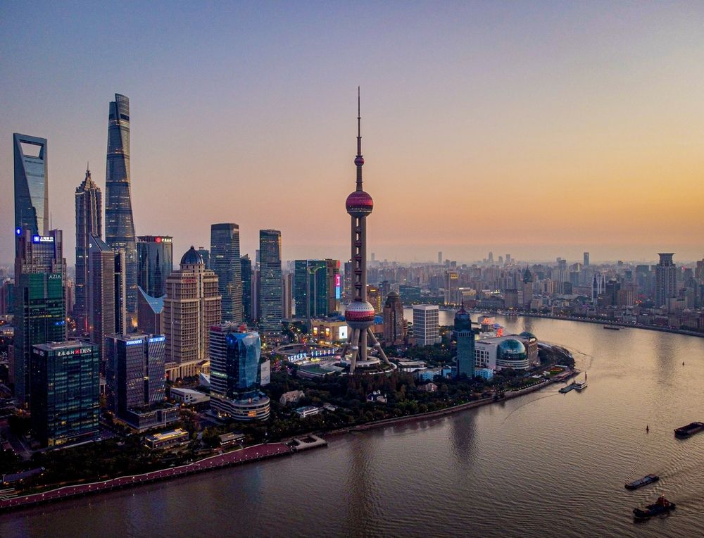 Sunset capture in Shanghai