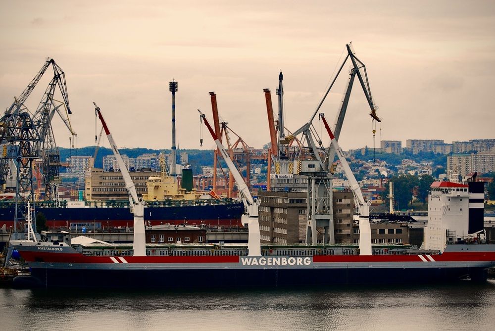 В порту на Балтике