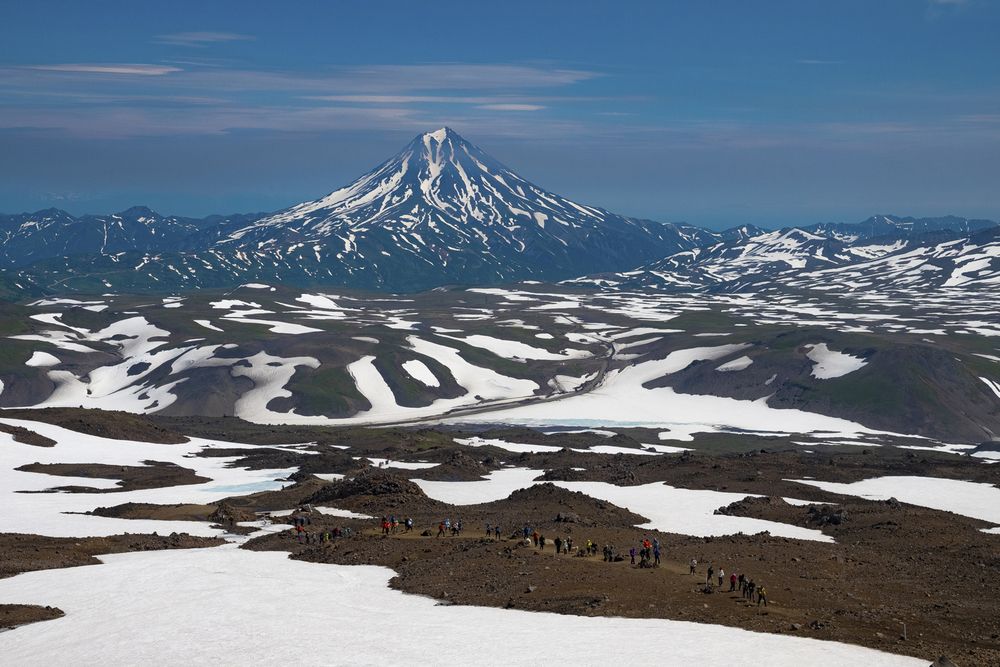 Восхождение на вулкан Горелый