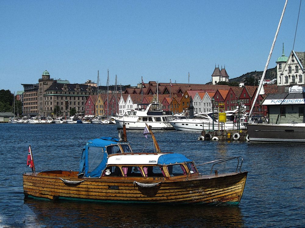 Рыбацкое судно в Бергене